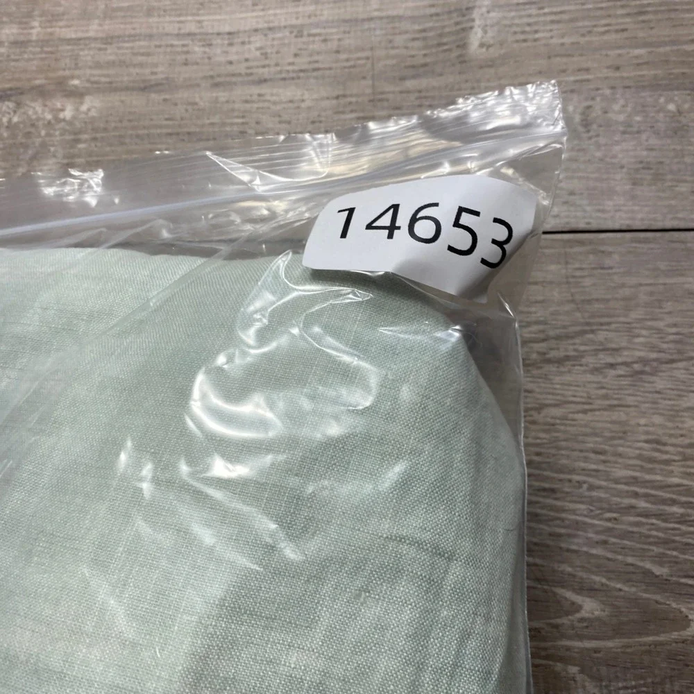 Inserch Dress Pants Mens 38x32 Green 100% Linen Pleated Cuffed Summer Beach
